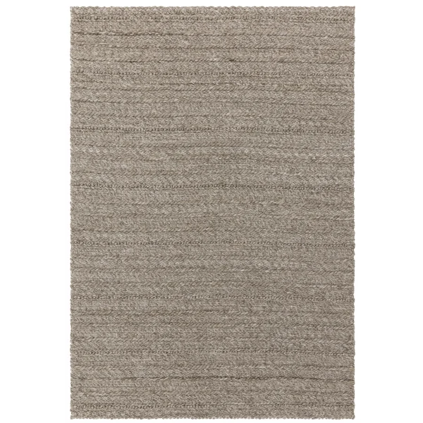 Covor taupe lucrat manual modern outdoor model geometric dungi Grayson Taupe 2 mm 160x230 cm GRAY160230TAUP