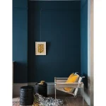 Vopsea ecologică albastră mată 2 la suta luciu pentru interior Farrow  Ball Dead Flat Hague Blue No. 30 - 2.5L