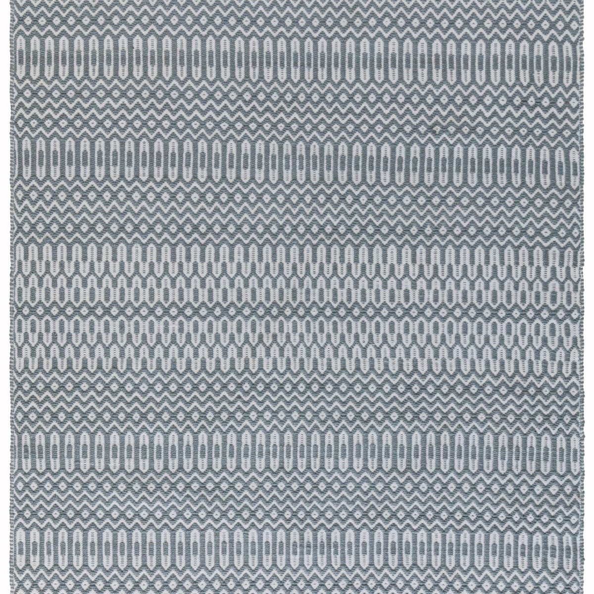 Covor ou de rata lucrat manual modern outdoor model geometric Halsey Duck Egg 3 mm 66x240 cm HALS066240DUCK