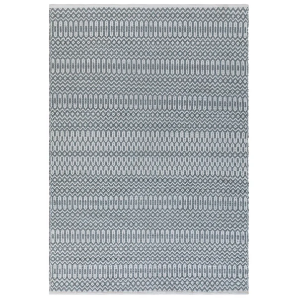 Covor ou de rata lucrat manual modern outdoor model geometric Halsey Duck Egg 3 mm 66x240 cm HALS066240DUCK