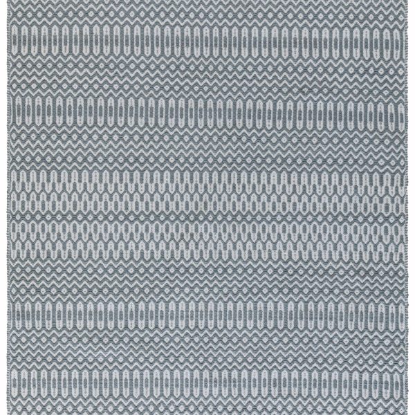 Covor ou de rata lucrat manual modern outdoor model geometric Halsey Duck Egg 3 mm 45x45 cm HALC045045DUCK