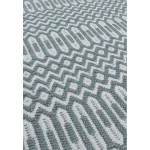 Covor ou de rata lucrat manual modern outdoor model geometric Halsey Duck Egg 3 mm 66x240 cm HALS066240DUCK