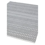 Covor gri lucrat manual modern outdoor model geometric Halsey Grey 3 mm 66x240 cm HALS066240GREY