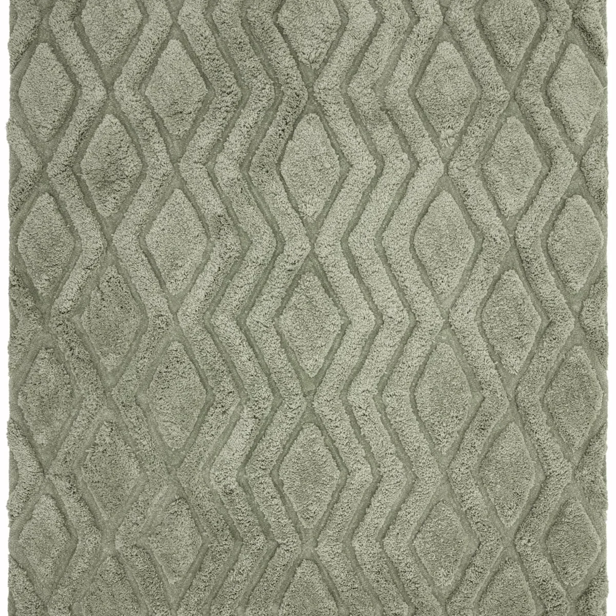 Covor pufos lucrat manual modern model geometric Harrison Sage 20-40 mm 120x170 cm HARR120170SAGE