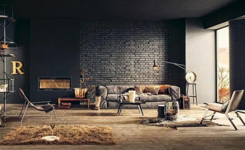 Cărămidă aparentă in interior, tendințe în designul contemporan
