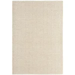Covor natural din bumbac iuta lucrat manual modern model geometric Ives Natural 4 mm 100×150 cm IVES100150NATU