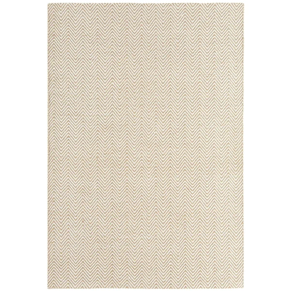 Covor natural din bumbac iuta lucrat manual modern model geometric Ives Natural 4 mm 100x150 cm IVES100150NATU