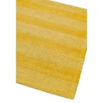 Covor galben din bumbac iuta lucrat manual modern model geometric Ives Yellow 4 mm 100x150 cm IVES100150YELL