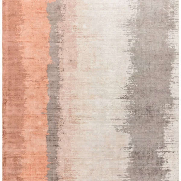 Covor din vascoza lucrat manual modern model abstract Juno Ginger 6 mm 120x170 cm JUNO1201700002