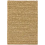 Covor natural din iuta bumbac lucrat manual modern model geometric Jute Loop Natural 4 mm 120×180 cm JULO120180NATU