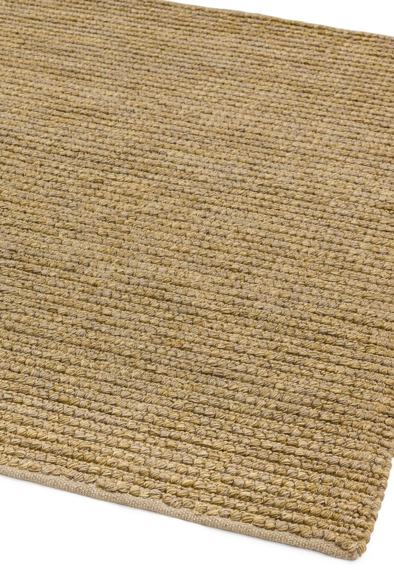 Covor natural din iuta bumbac lucrat manual modern model geometric Jute Loop Natural 4 mm 160x230 cm JULO160230NATU - imagine 2