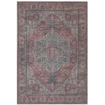Covor din chenille bumbac traditional persan model vintage floral Kaya Iman 0.5 mm 160×230 cm KAYA1602300007
