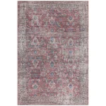 Covor din chenille bumbac traditional persan model vintage floral Kaya Mona 0.5 mm 120x170 cm KAYA1201700010