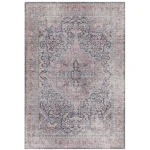 Covor din chenille bumbac traditional persan model vintage floral Kaya Rana 0.5 mm 200×290 cm KAYA2002900011