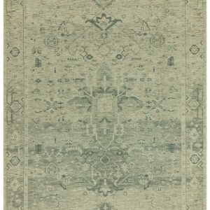 Covor din chenille bumbac traditional persan model vintage floral Kaya Vida 0.5 mm 120x170 cm KAYA1201700004