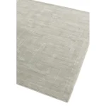 Covor pufos argintiu din vâscoză lucrat manual modern model geometric Kingsley Silver 9 mm 120x170 cm KING120170SILV