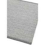 Covor gri din lână lucrat manual modern model geometric Knox Grey 4 mm 160x230 cm KNOX160230GREY