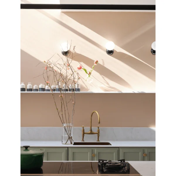Vopsea ecologică roz mată 2 la suta luciu pentru interior Farrow  Ball DEAD FLAT Templeton Pink 303 - 5L