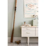 Vopsea albastra mata 7 la suta luciu pentru interior Farrow and Ball Mostra Light Blue No. 22 100 ml