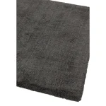 Covor pufos gri lucrat manual modern model uni Lulu Charcoal 37 mm 120x170 cm LULU120170CHAR