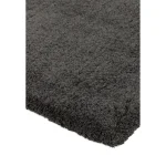 Covor pufos gri lucrat manual modern model uni Lulu Charcoal 37 mm 120x170 cm LULU120170CHAR