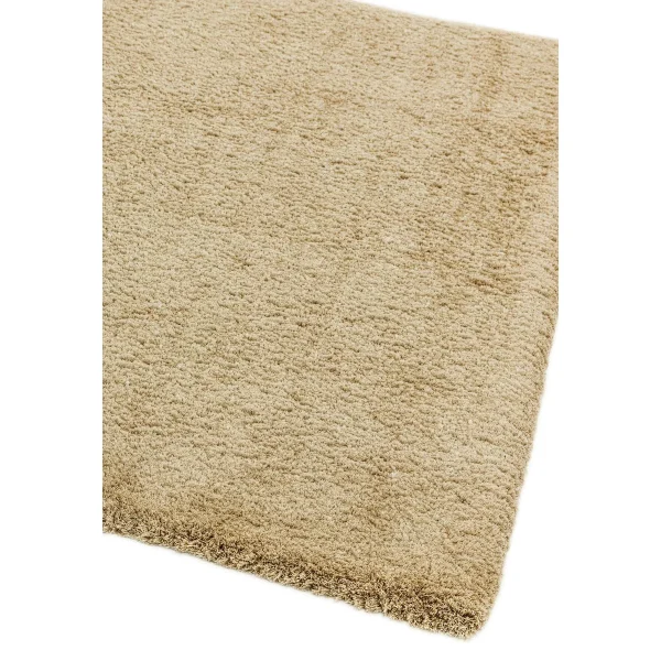 Covor pufos sand lucrat manual modern model uni Lulu Sand 37 mm 80x150 cm LULU080150SAND