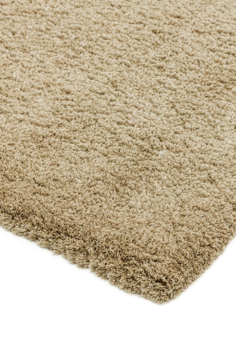 Covor pufos sand lucrat manual modern model uni Lulu Sand 37 mm 200x290 cm LULU200290SAND - imagine 3
