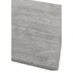 Covor pufos argintiu lucrat manual modern model uni Lulu Silver 37 mm 80x150 cm LULU080150SILV