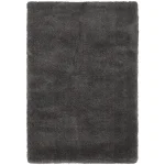 Covor pufos gri lucrat manual modern model uni Lulu Charcoal 37 mm 120×170 cm LULU120170CHAR