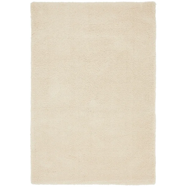Covor pufos ivory lucrat manual modern model uni Lulu Ivory 37 mm 80x150 cm LULU080150IVOR