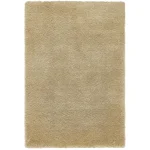 Covor pufos sand lucrat manual modern model uni Lulu Sand 37 mm 80x150 cm LULU080150SAND