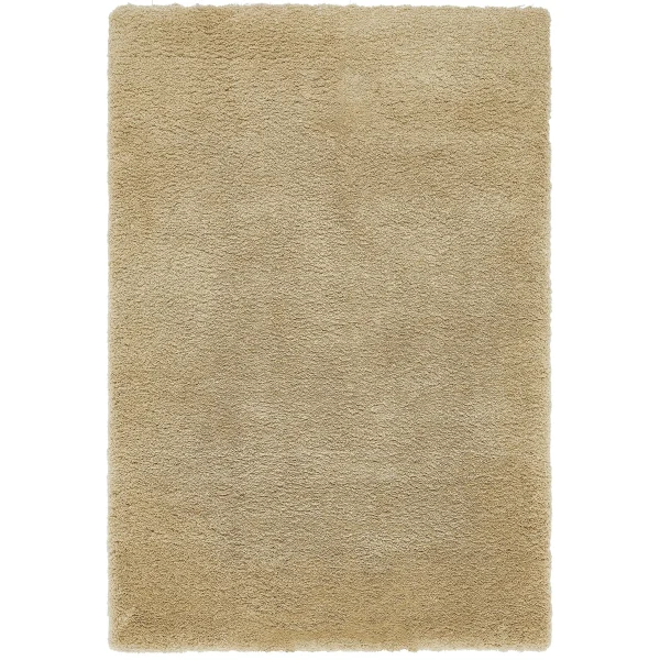 Covor pufos sand lucrat manual modern model uni Lulu Sand 37 mm 80x150 cm LULU080150SAND