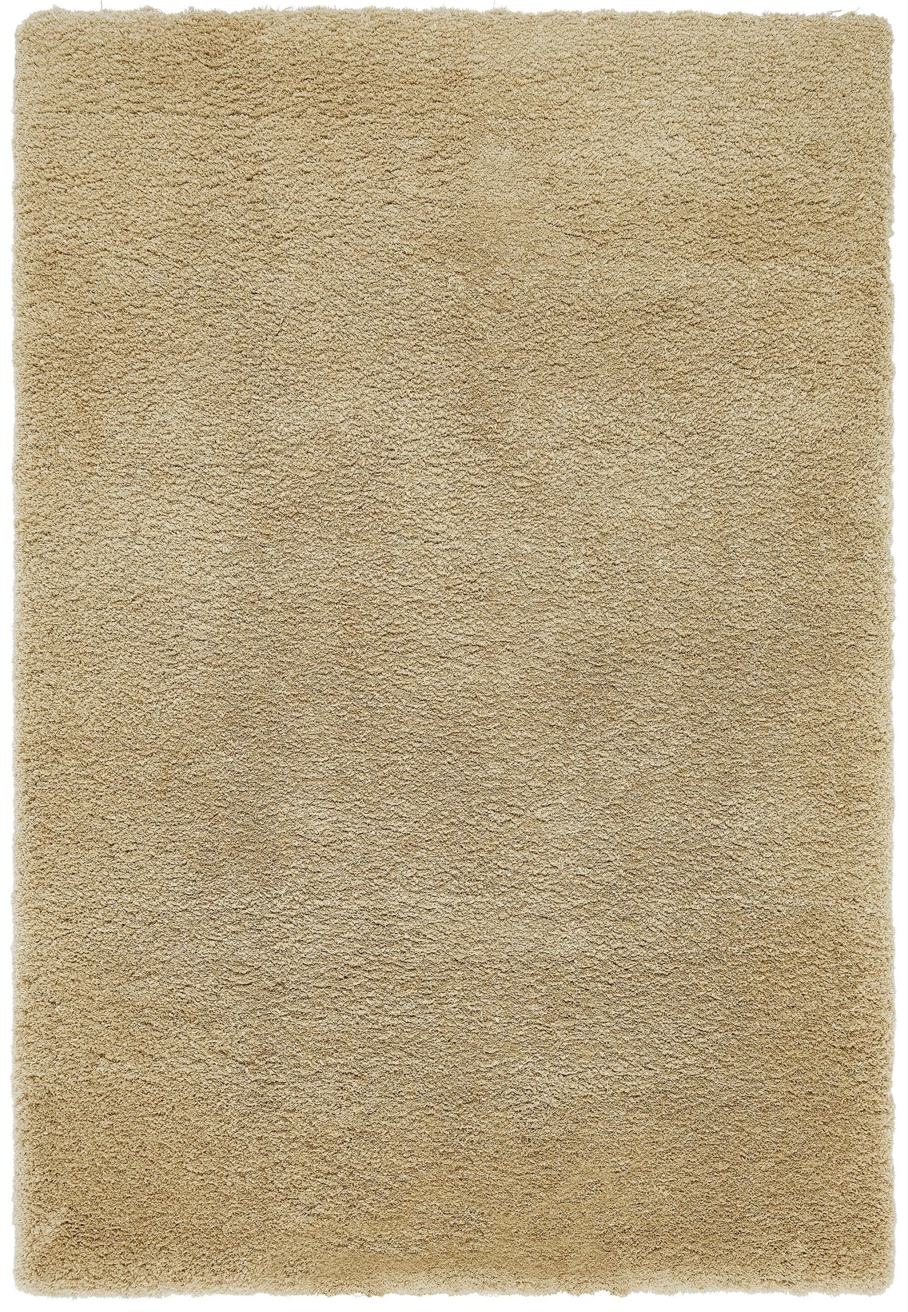 Covor pufos sand lucrat manual modern model uni Lulu Sand 37 mm 80×150 cm LULU080150SAND