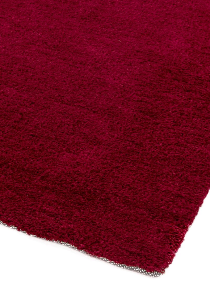 Covor pufos rosu lucrat manual modern model uni Milo Berry 13 mm 120x170 cm MILO120170BERR - imagine 3