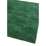 Covor pufos verde lucrat manual modern model uni Milo Green 13 mm 120x170 cm MILO120170GREE