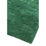Covor pufos verde lucrat manual modern model uni Milo Green 13 mm 120x170 cm MILO120170GREE