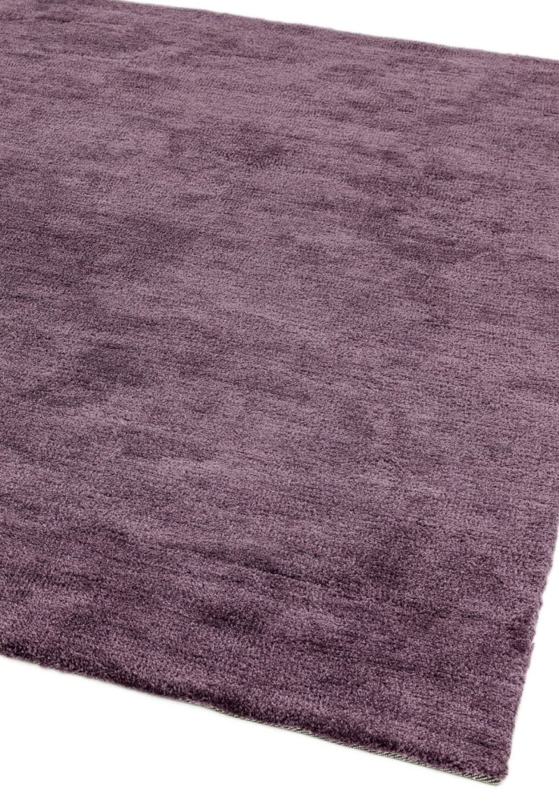 Covor pufos violet lucrat manual modern model uni Milo Purple 13 mm 160x230 cm MILO160230PURP - imagine 2