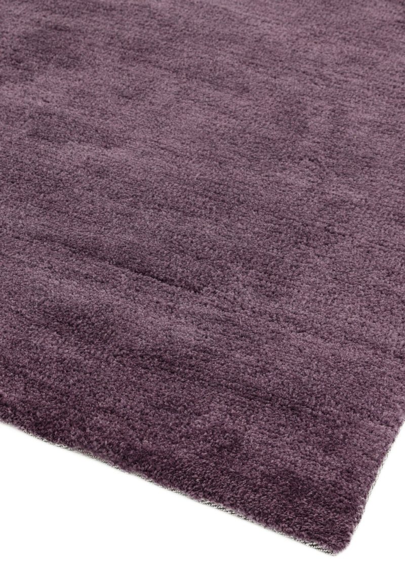 Covor pufos violet lucrat manual modern model uni Milo Purple 13 mm 160x230 cm MILO160230PURP - imagine 3