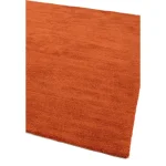 Covor pufos lucrat manual modern model uni Milo Rust 13 mm 120x170 cm MILO120170RUST