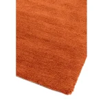 Covor pufos lucrat manual modern model uni Milo Rust 13 mm 120x170 cm MILO120170RUST