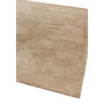 Covor pufos sand lucrat manual modern model uni Milo Sand 13 mm 120x170 cm MILO120170SAND