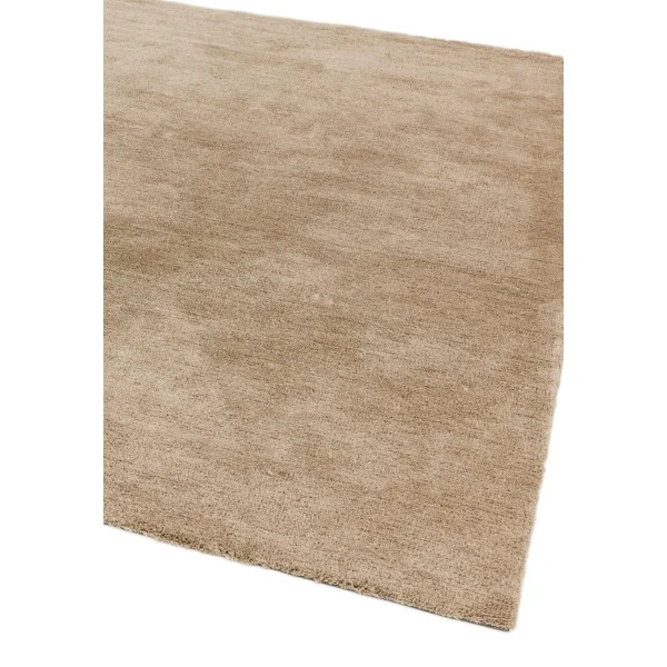 Covor pufos sand lucrat manual modern model uni Milo Sand 13 mm 120x170 cm MILO120170SAND
