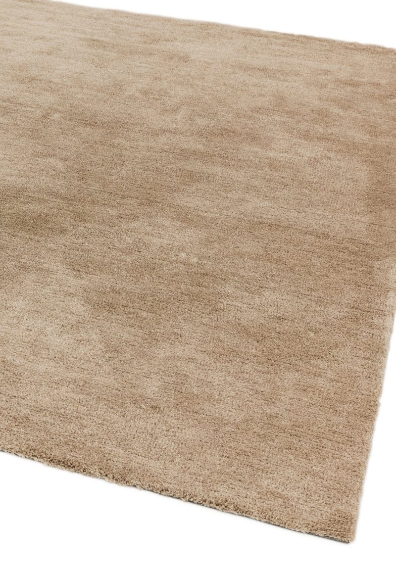 Covor pufos sand lucrat manual modern model uni Milo Sand 13 mm 120x170 cm MILO120170SAND - imagine 2