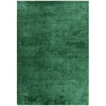 Covor pufos verde lucrat manual modern model uni Milo Green 13 mm 120×170 cm MILO120170GREE