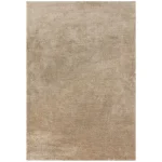 Covor pufos sand lucrat manual modern model uni Milo Sand 13 mm 120x170 cm MILO120170SAND