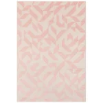 Covor roz modern model geometric, cameră living, Muse Pink Shapes, Asiatic London, 120×170 cm