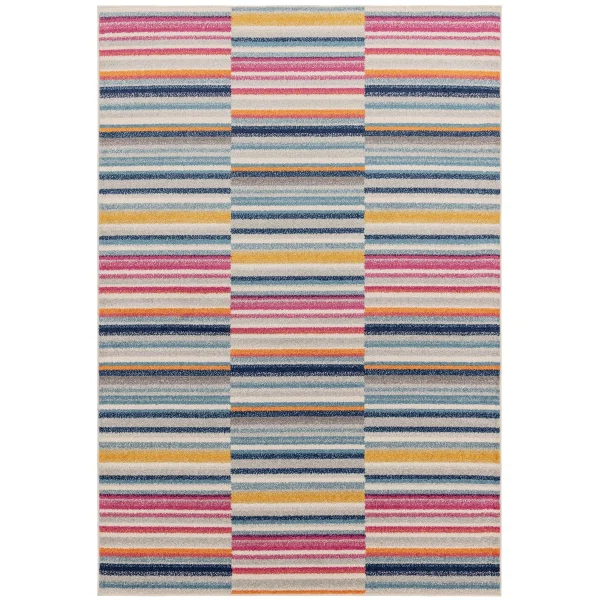 Covor multicolor modern model geometric Muse Multi-Coloured Stripe 9 mm 66x240 cm MUSE0662400006