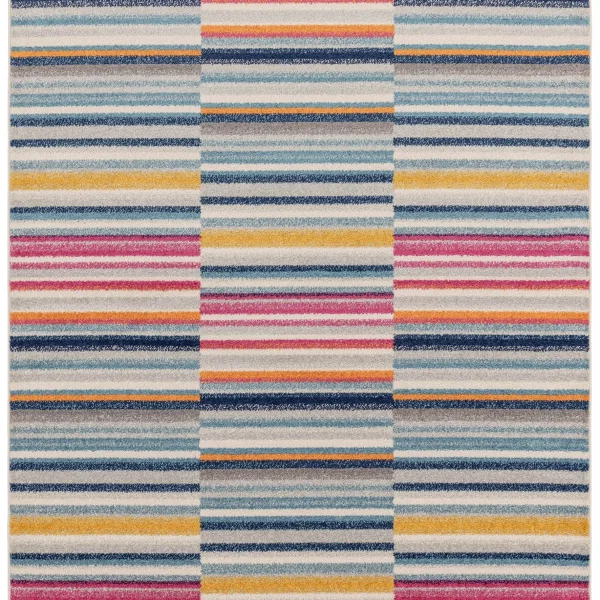 Covor multicolor modern model geometric Muse Multi-Coloured Stripe 9 mm 66x240 cm MUSE0662400006