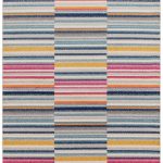 Covor multicolor modern model geometric Muse Multi-Coloured Stripe 9 mm 66×240 cm MUSE0662400006