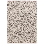 Covor negru modern model geometric Muse Black Spotty 9 mm 160×230 cm MUSE1602300011